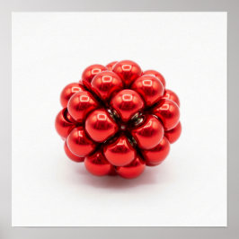 Poster Bola de Estresse da Esfera Magnética