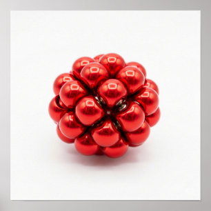 Poster Bola de Estresse da Esfera Magnética