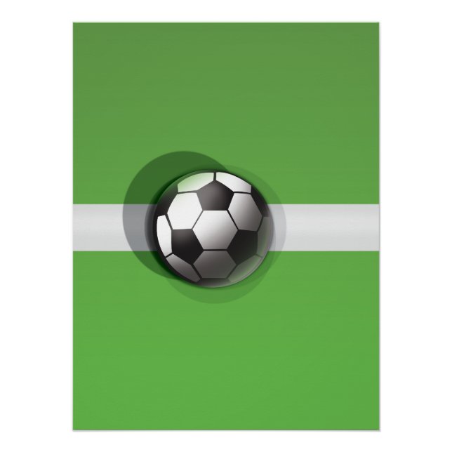 Póster Bola de Futebol (Frente)