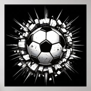 Poster Bola de futebol