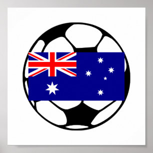 Poster Bola de Futebol da Austrália