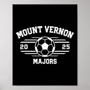 Poster Bola de Futebol Mount Vernon Majors 2025 