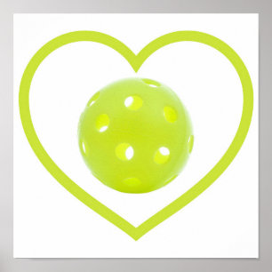 Poster bola de picles adora bola de picles amarela