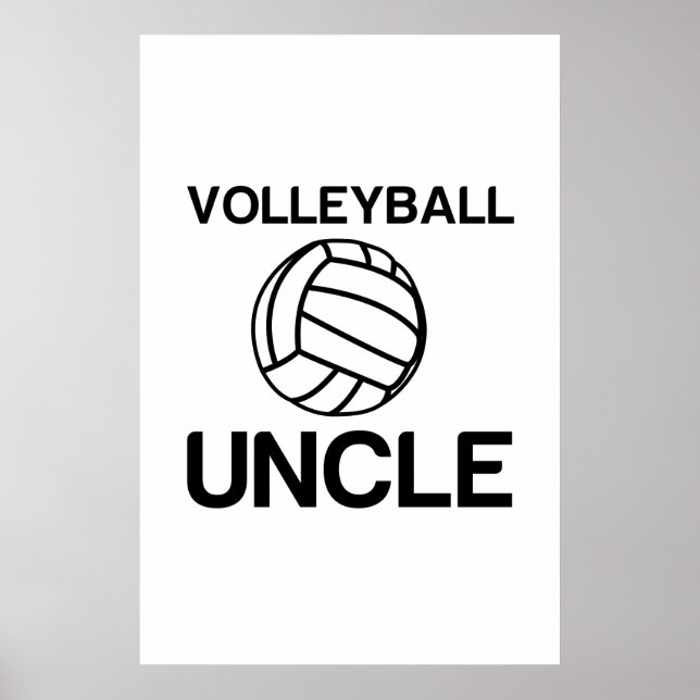 Poster Bola de volley engraçada (Frente)