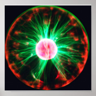 Póster Bola do plasma