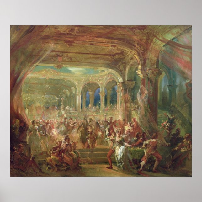 Póster Bola na Ópera de Paris (Frente)