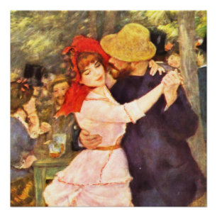Póster Bola no Moulin de la Galett Auguste Renoir