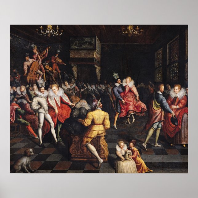 Poster Bola no Tribunal de Valois (Frente)