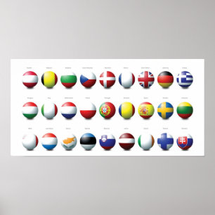 Póster Bolas da UE