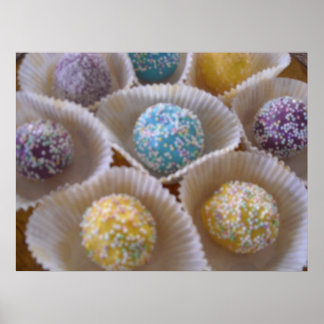 Póster Bolas de Bolo Decadentes