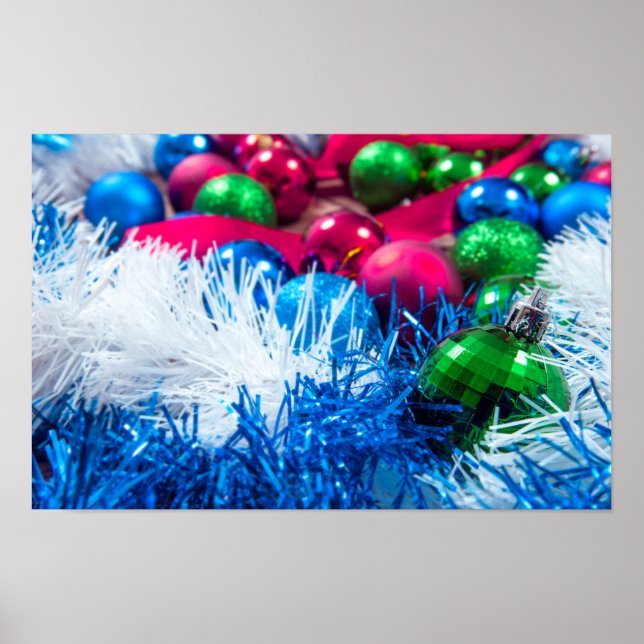 Poster Bolas de Natal (Frente)