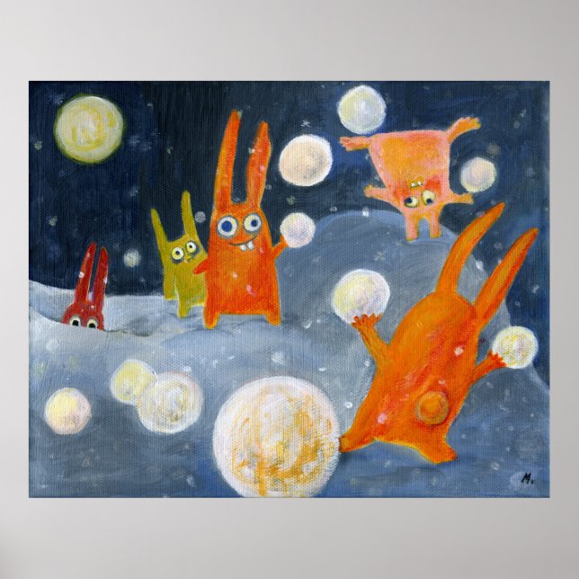 Póster bolas de neve (Frente)