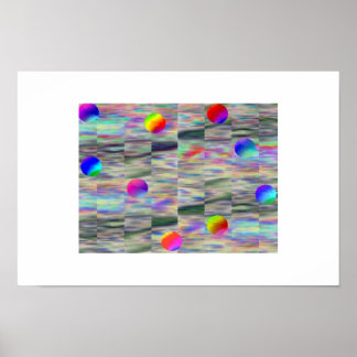 Póster Bolas Flutuantes