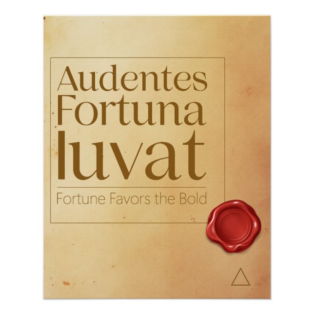 Póster Bold Motivational Quote - Latin Poster Art (Frente)