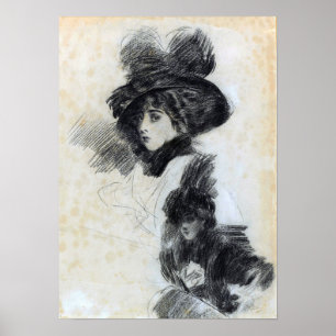 Poster Boldini - Desenho