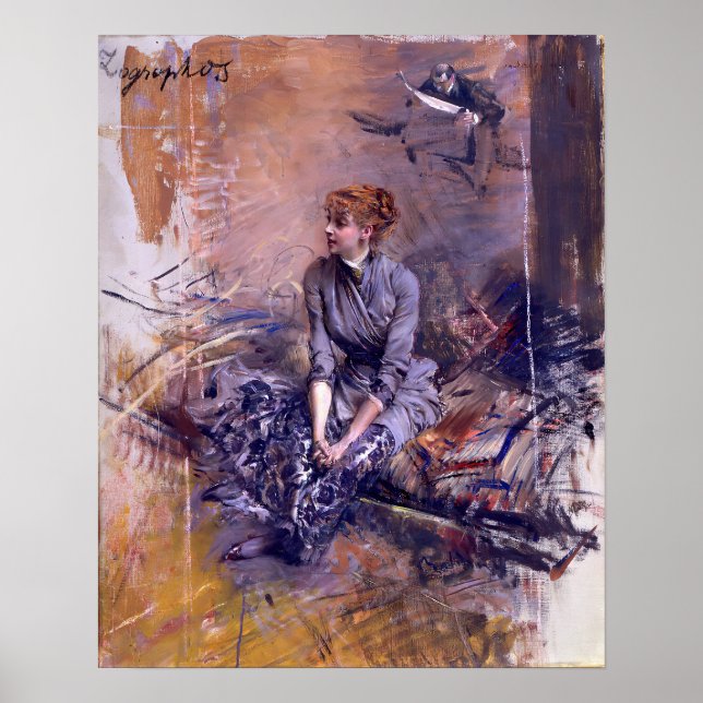 Poster Boldini - Gabrielle Rejane (Frente)