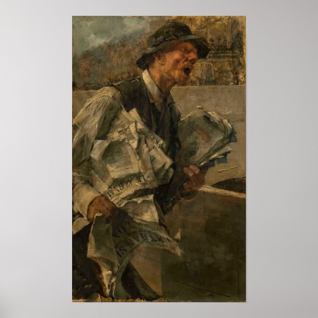 Poster Boldini - Jornalista Em Paris, 1878 (Frente)