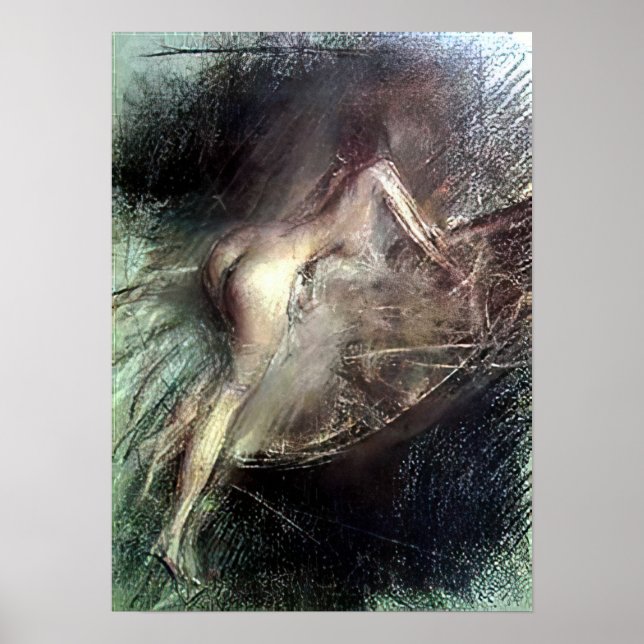 Poster Boldini - Jovem Dama Entrando em Bath (Frente)