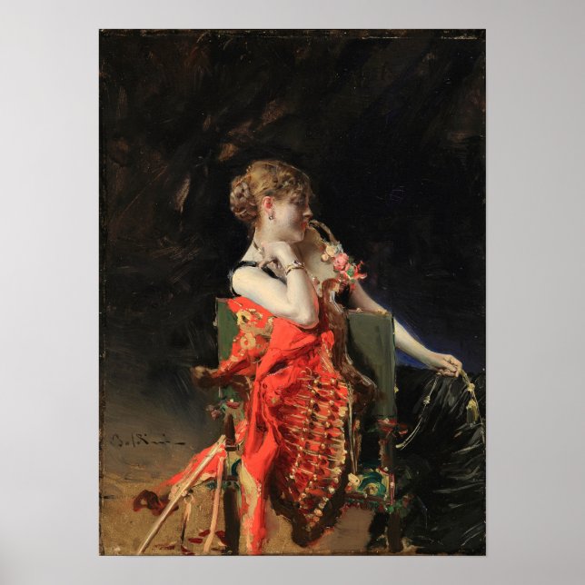 Poster Boldini - Madame X 1879 (Frente)