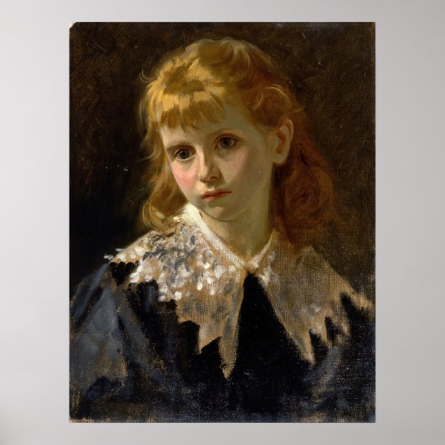 Poster Boldini - Retrato Da Menina 1860 (Frente)