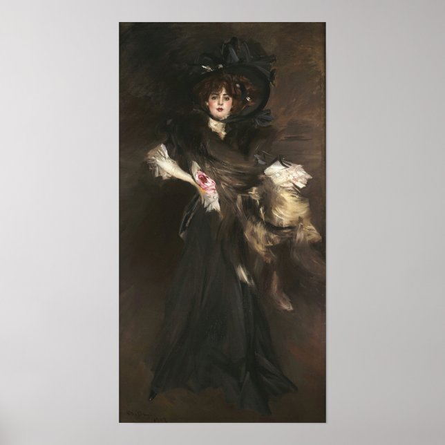 Poster Boldini - Senhorita Lantelme (Frente)