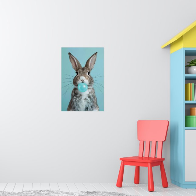 Poster Bolha de Goma Borracha do Rabo (Berçário 1)