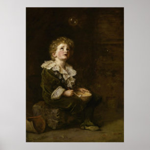 Poster Bolhas de John Everett Millais