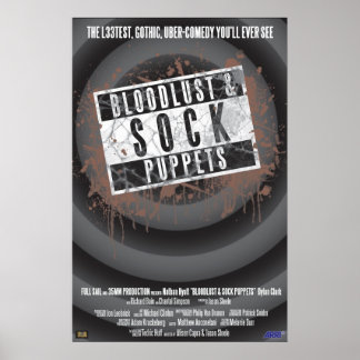 Póster Bolhas de sangue e meias