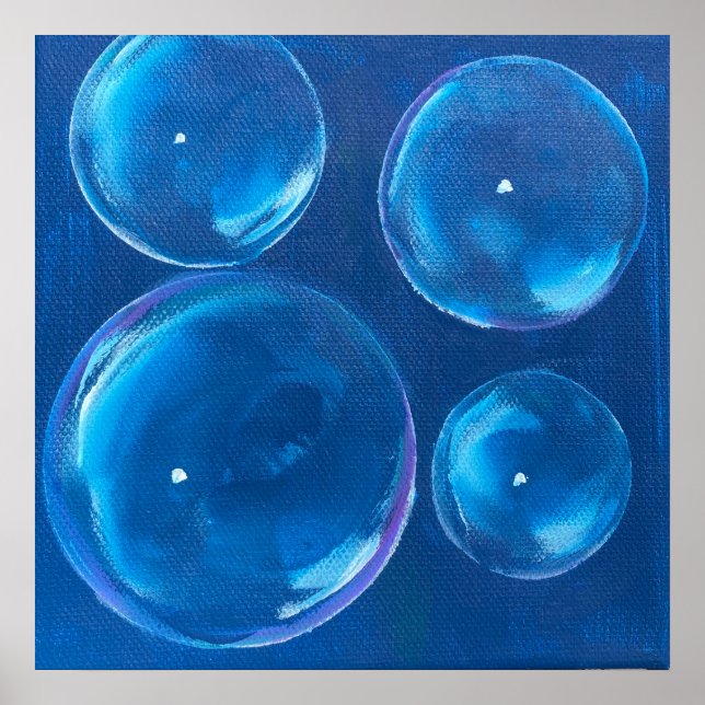 Poster Bolhas Giratórias (Frente)