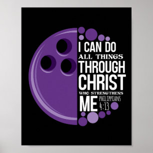 Poster Boliche Cristã Funny Personalizada Equipe Presente