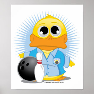 Póster Boliche Duck