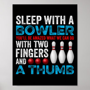 Poster Boliche Engraçada Dormindo Com Um Polvo De Tiro