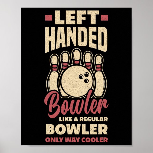Poster Boliche Engraçada Engraçada À Esquerda, Bolsa À Es (Frente)