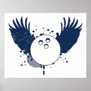 Póster boliche hi-fi