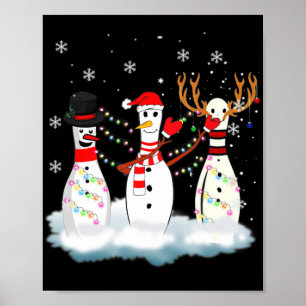 Poster Boliche Natal Pajama lança Papais noeis de Reindee