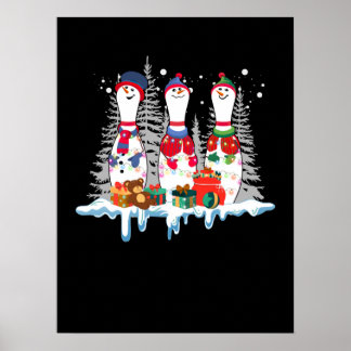 Poster Boliche Natal Pajama lança Papais noeis de Reindee