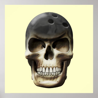 Póster Boliche Skull