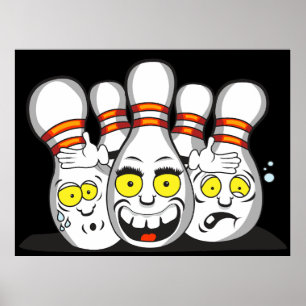 Poster Boliches Engraçadas, Esporte