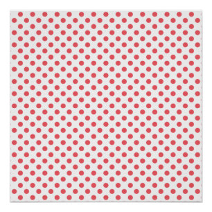 Póster Bolinhas cor-de-rosa corais por Shirley Taylor