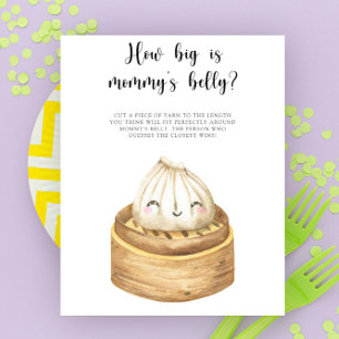 Poster Bolinho chinês - quão grande é a barriga da mamãe