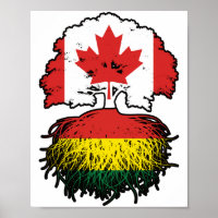 Bolívia Bolívia Canadá Árvore canadiana Bandeira