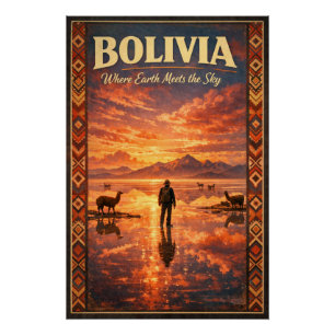 Póster BOLÍVIA – Onde a Terra Encontra o Céu