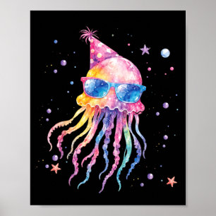 Poster Bolo de Aniversário de Verão Correspondente à Sere