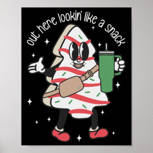 Poster Bolo De Árvore De Natal Boojee Aqui Parece Um