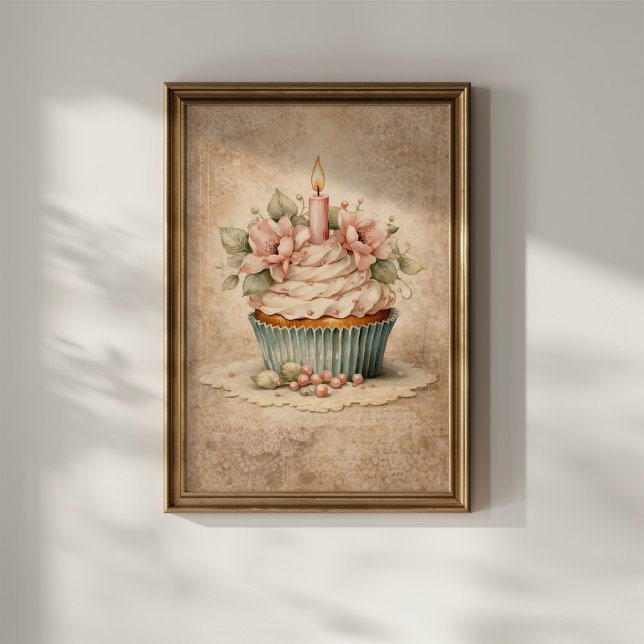 Poster Bolo Floral (Criador carregado)