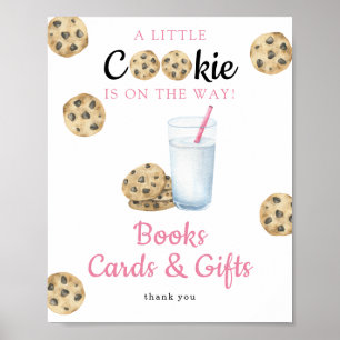 Poster Bolos de bebê shower Livros cartões e presentes