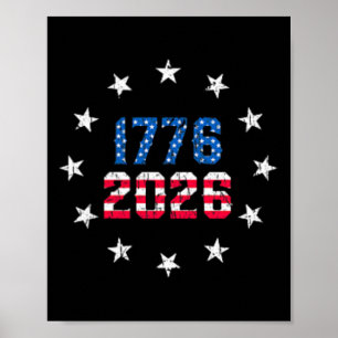 Poster Bolsa de 250 Aniversário EUA Bandeira Americana 25