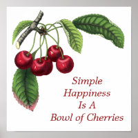 Bolsa de Cherries - Comida de Fruta da Vida Citaçã