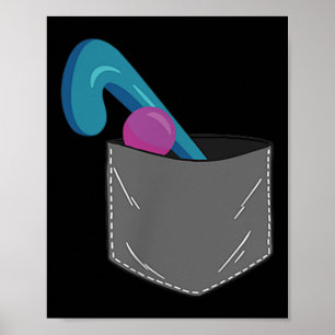 Poster Bolsa de hóquei em campo