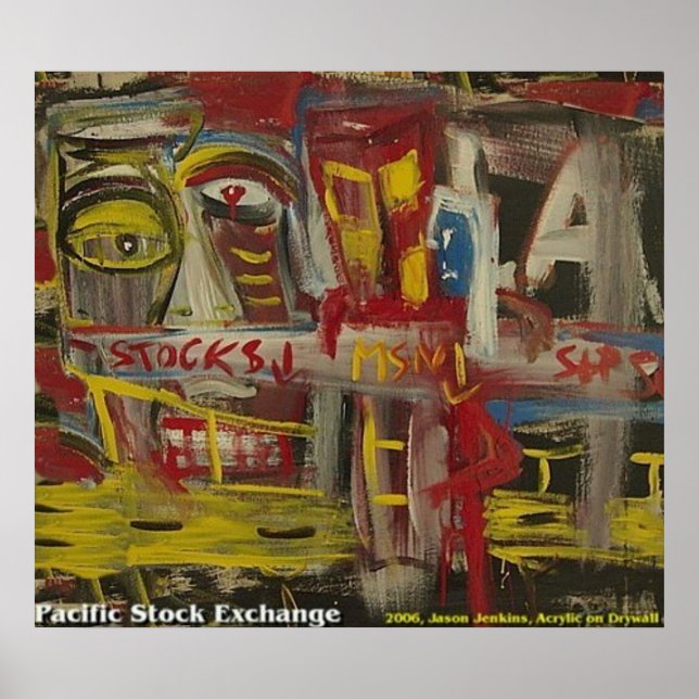 Póster Bolsa de Valores do Pacífico (Frente)